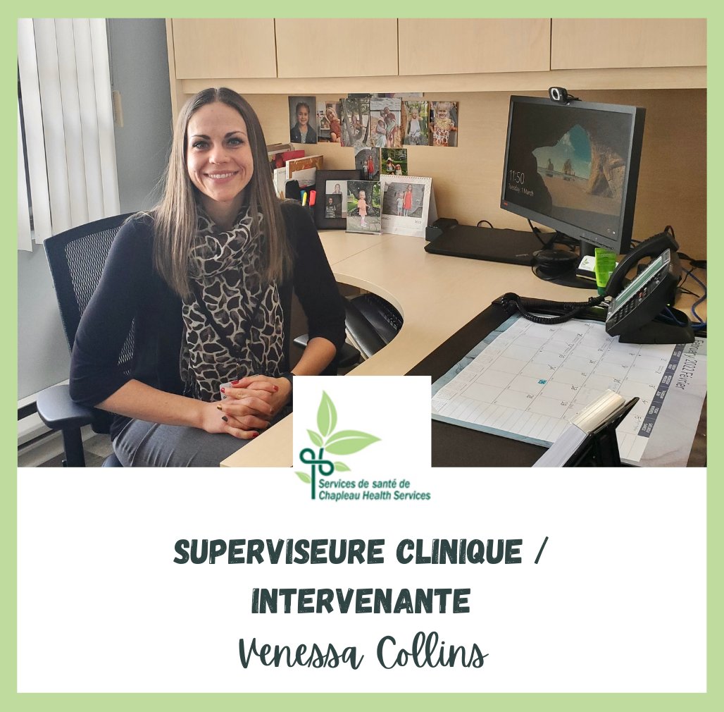 Venessa Collins working at her desk