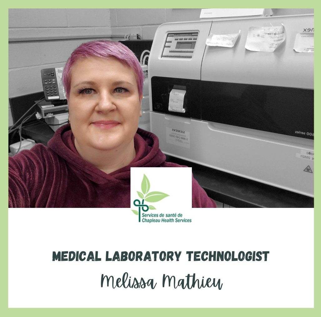 Melissa Mathieu in her medical lab