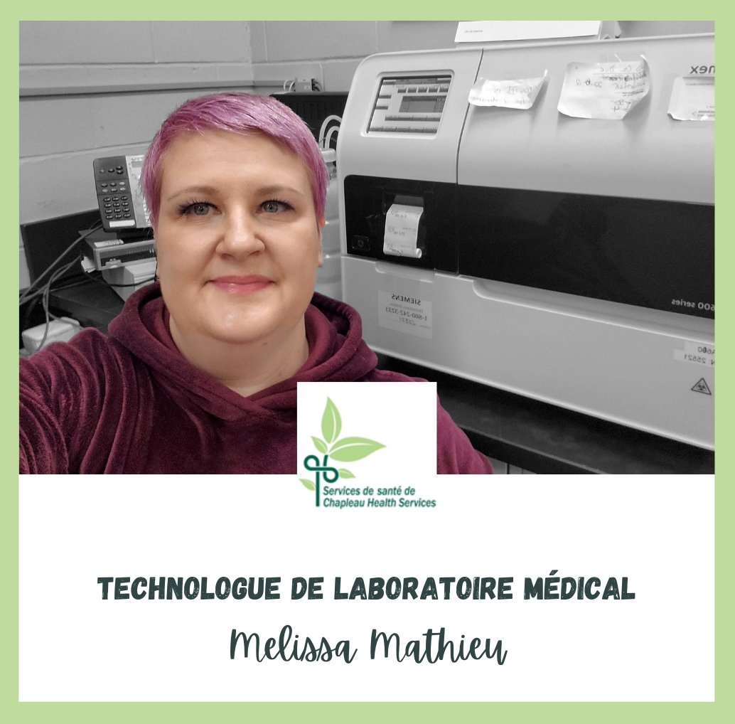 Melissa Mathieu in her medical lab